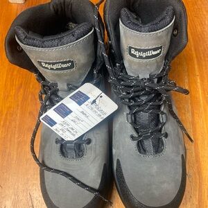 RefrigiWear Black and Gray Boots Steel Toe Safety